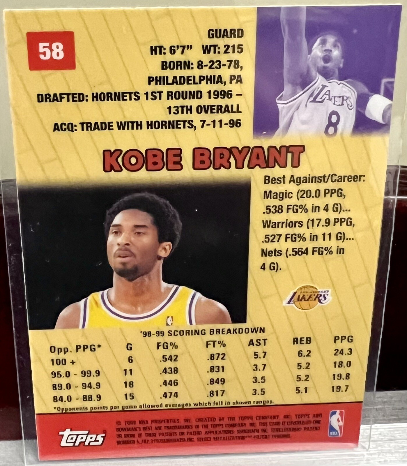 1999-00+Bowman%27s+Best+-+%2358+Kobe+Bryant for sale online | eBay - How Old Is Kobe Bryant’s Wife, Vanessa?