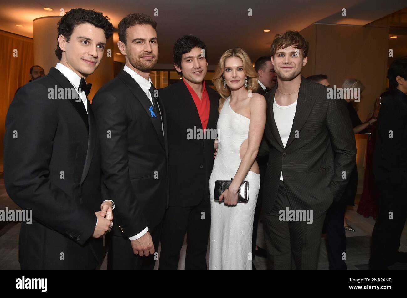 Adam DiMarco, from left, Theo James, Will Sharpe, Meghann Fahy, and Leo - Adam DiMarco Ethnicity: What Is The White Lotus Star's Heritage?