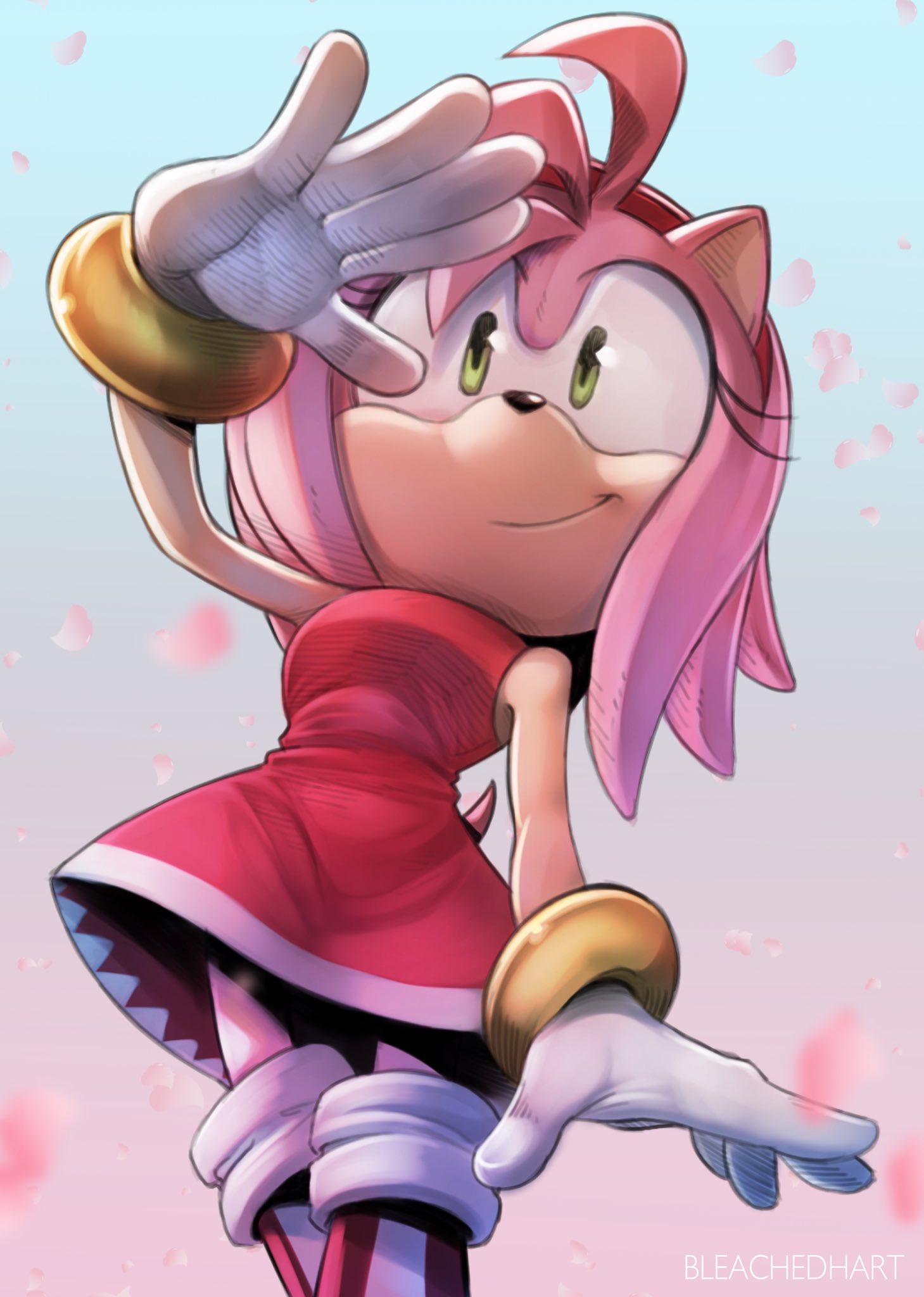 Amy Rose 🌹 by BleachedHart | Sonic the Hedgehog | Know Your Meme - How Tall Is Amy Morton? Chicago P.D. Star’s Height