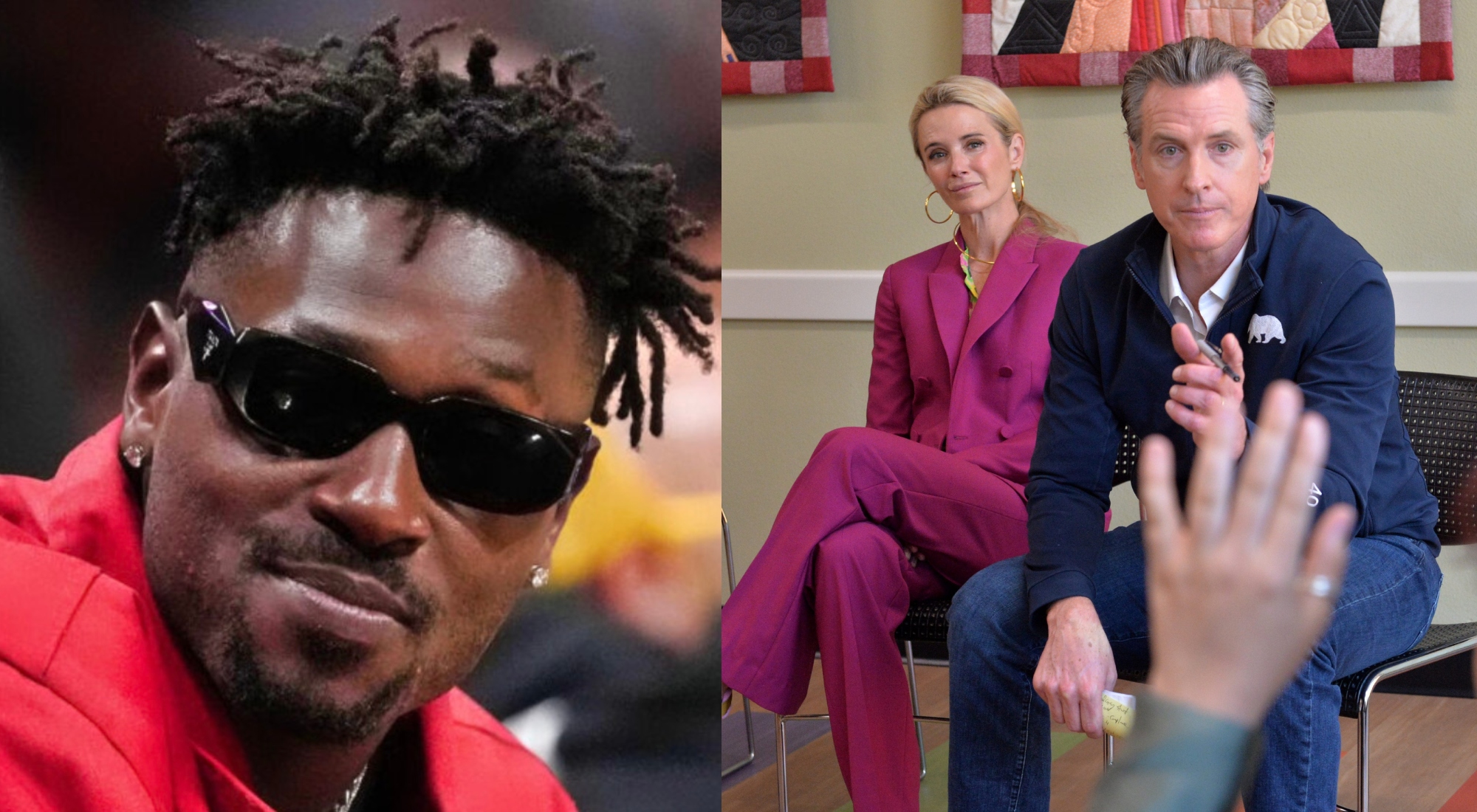 Antonio Brown Slammed For Comment About Newsom’s Wife - Gavin Newsom’s Wife: Jennifer Siebel Newsom, the First Lady of California