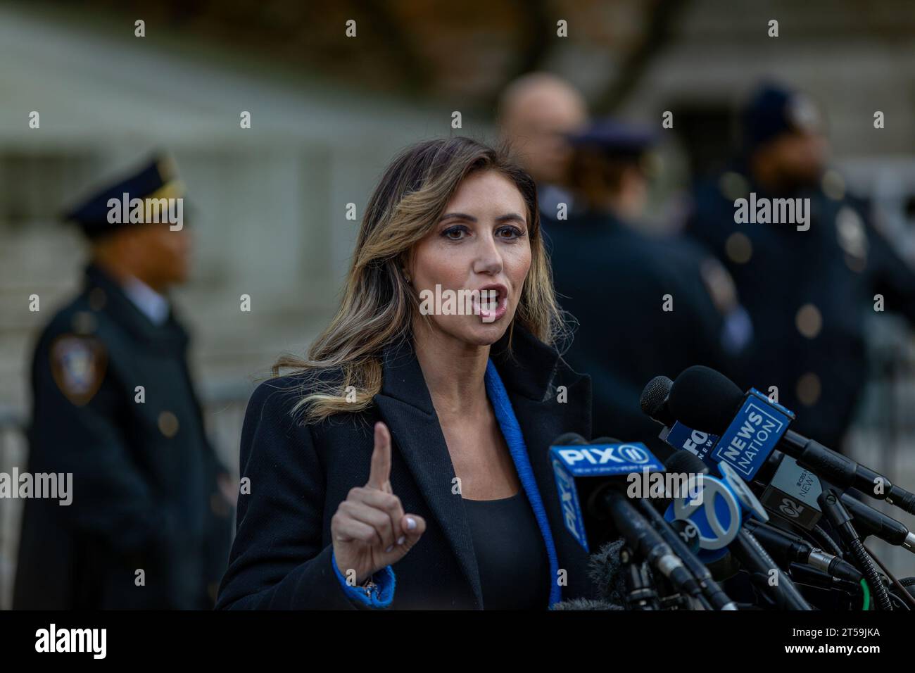 Attorney for former President Donald Trump, Alina Habba, speaks to the - Alina Habba Ethnicity: Where Is Trump’s Lawyer From?