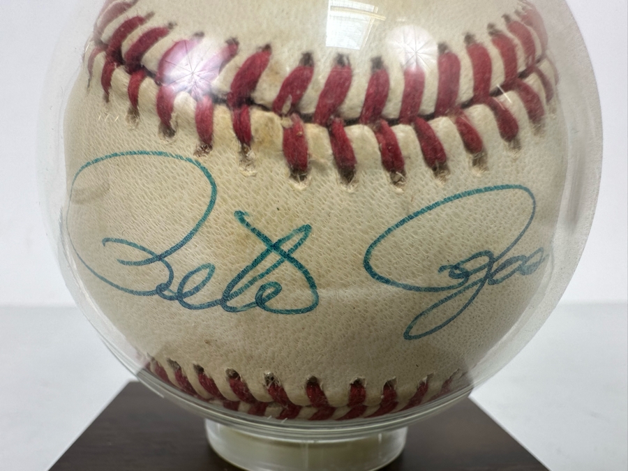 Autographed Pete Rose Baseball All Time Hit Leader With MLB Endorsed - Pete Rose Net Worth: Baseball Icon’s Fortune & Controversy
