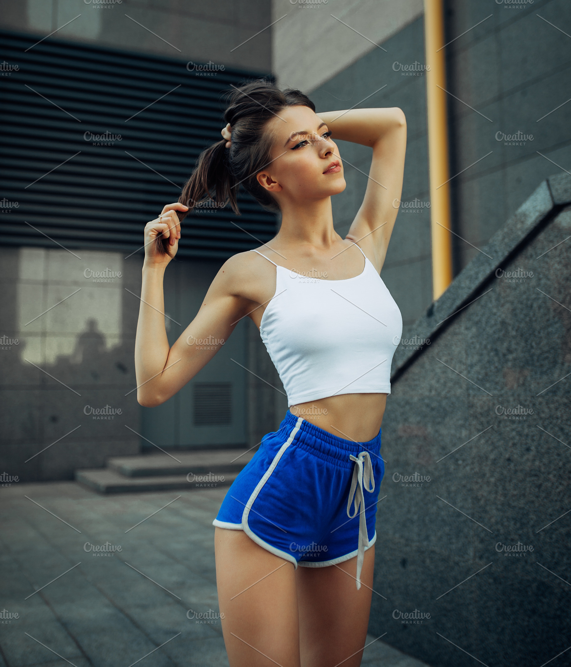 Beautiful young sexy girl athlete re | High-Quality Sports Stock Photos - Lollomua: Sexy Pics of the Rising TikTok Sensation