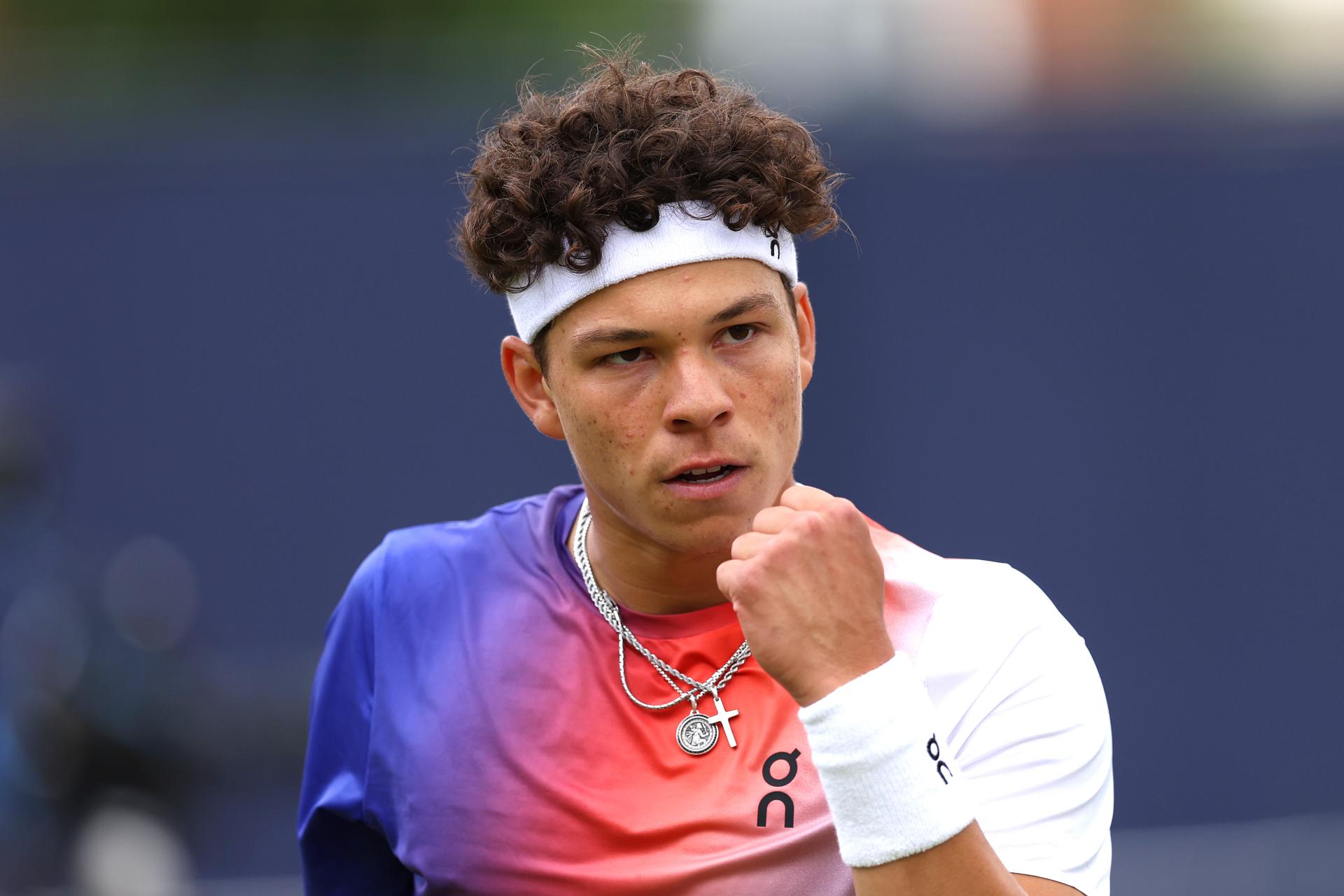 Ben Shelton reveals his main weapons on grass - Ben Shelton's Age: Rising Tennis Star's Youth Revealed