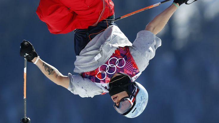 Bobby Brown skies in a T-shirt Brown competes during the men's freeski - Bobby Brown Height – King of R&B Stands How Tall?