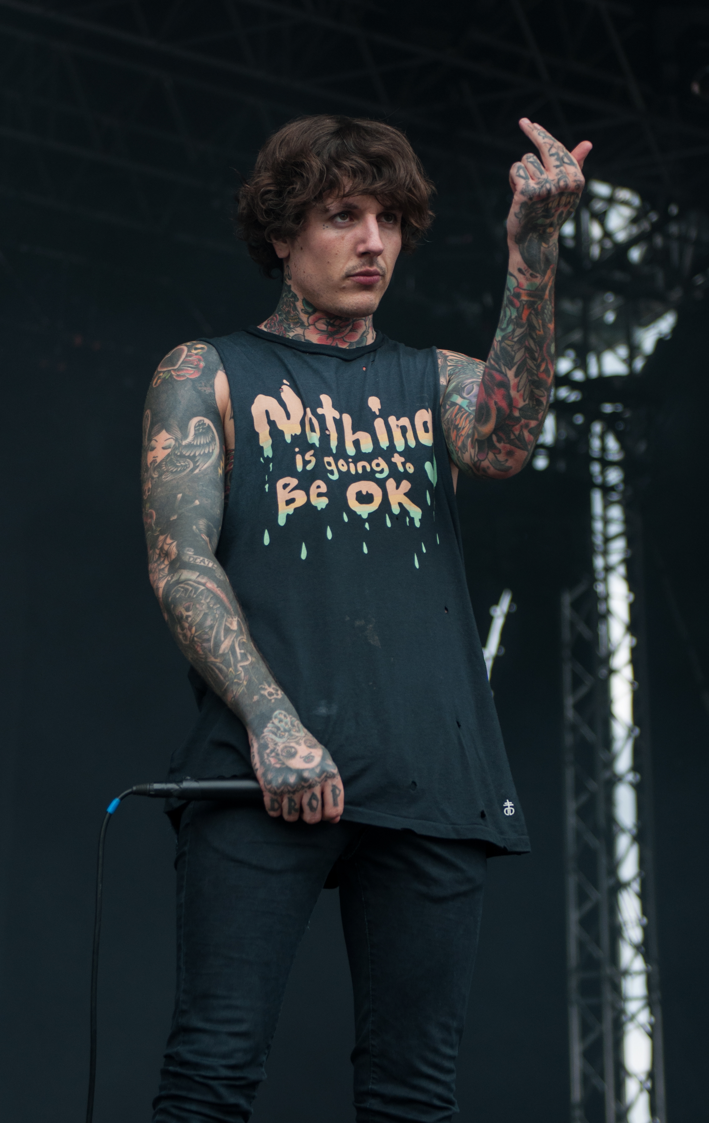 Bring Me The Horizon Oliver Sykes - Oli Sykes Height: Bring Me The Horizon Frontman Stands Tall