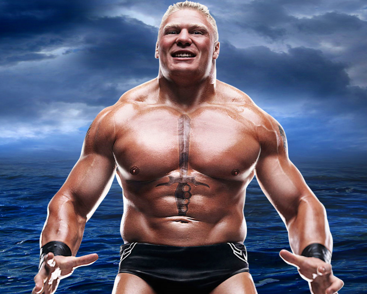 Brock Lesnar - WWE Wallpaper (40926815) - Fanpop - Brock Lesnar Ethnicity: The Beast Incarnate's Background