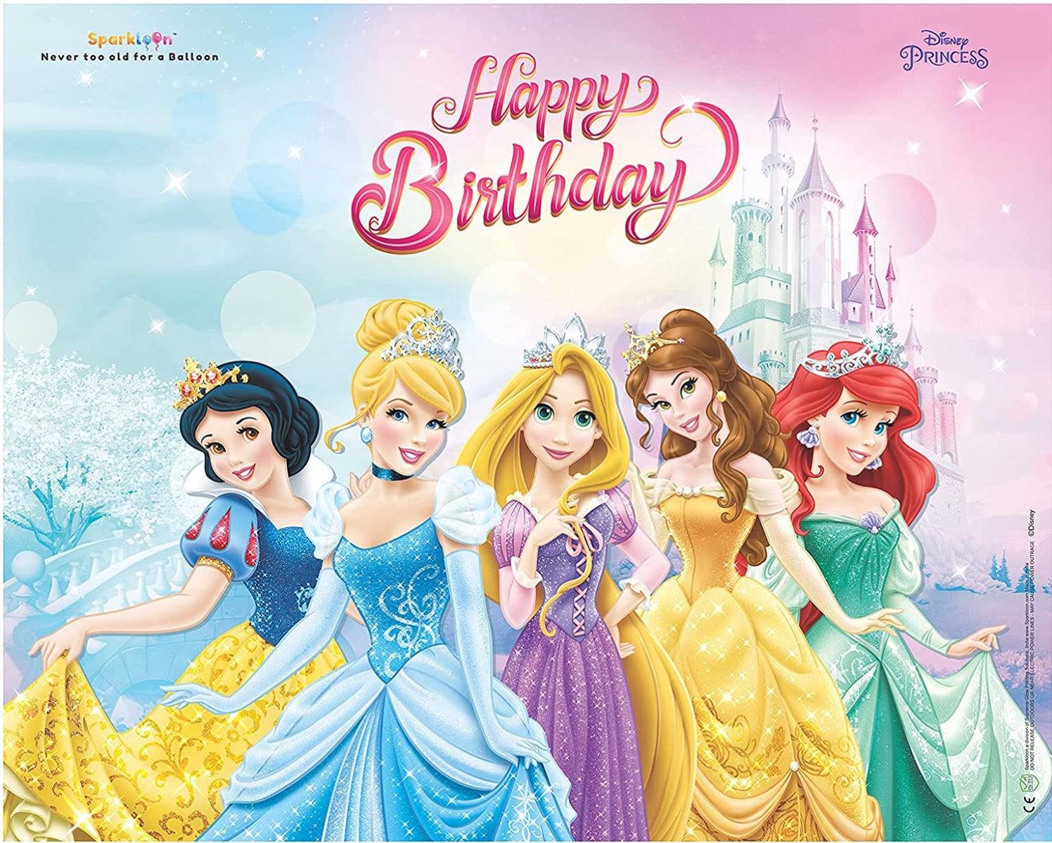 Buy Disney Princess Multi Princess Happy Bitrhday Back Drop, Pack of 1 - Is Princess Kate Pregnant? Royal Baby Watch Sparks Global Buzz