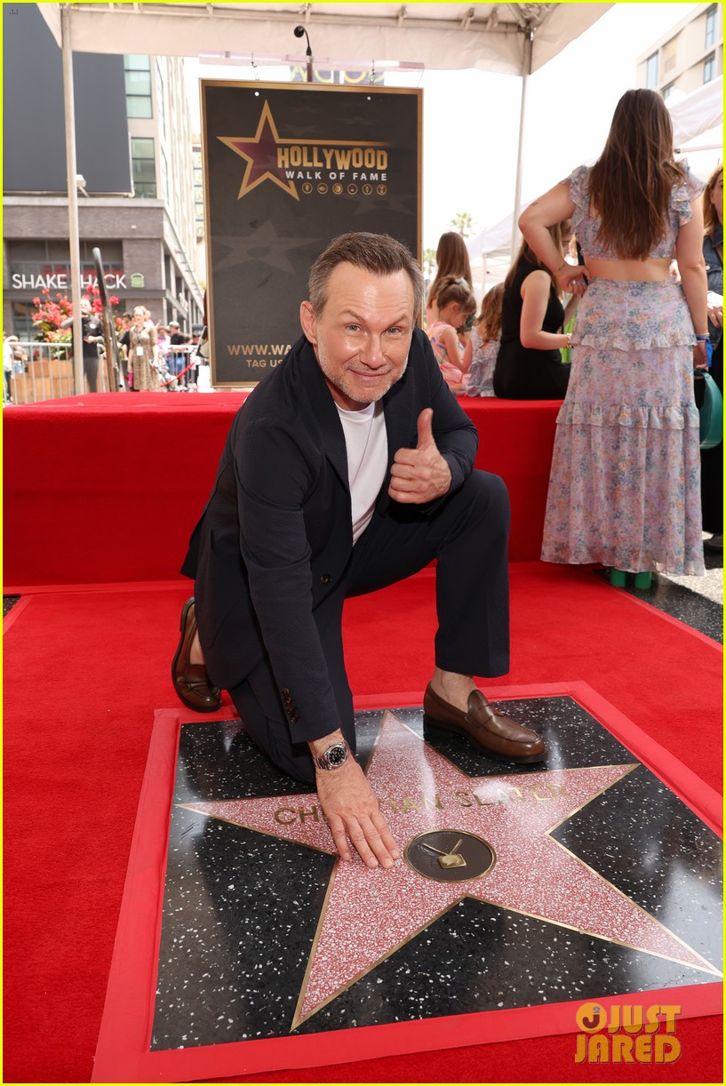 Christian Slater's Daughter Lena Adorable Steals the Show at His Walk - Christian Slater’s Wife: Brittany Lopez, the Woman Who Stole His Heart