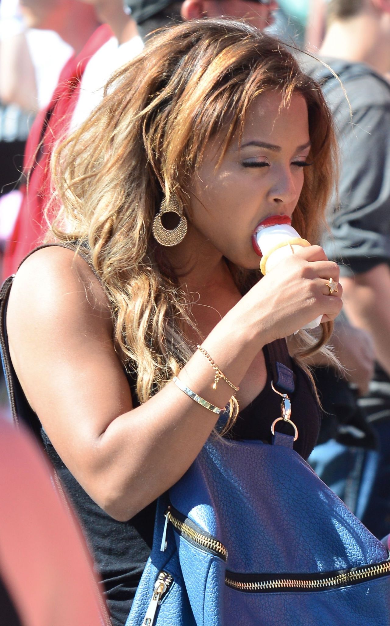 Christina Milian - Enjoying an Ice Cream on Venice Beach, Los Angeles - Christina Milian: Sexy Pics of the Pop Star Turned TV Darling