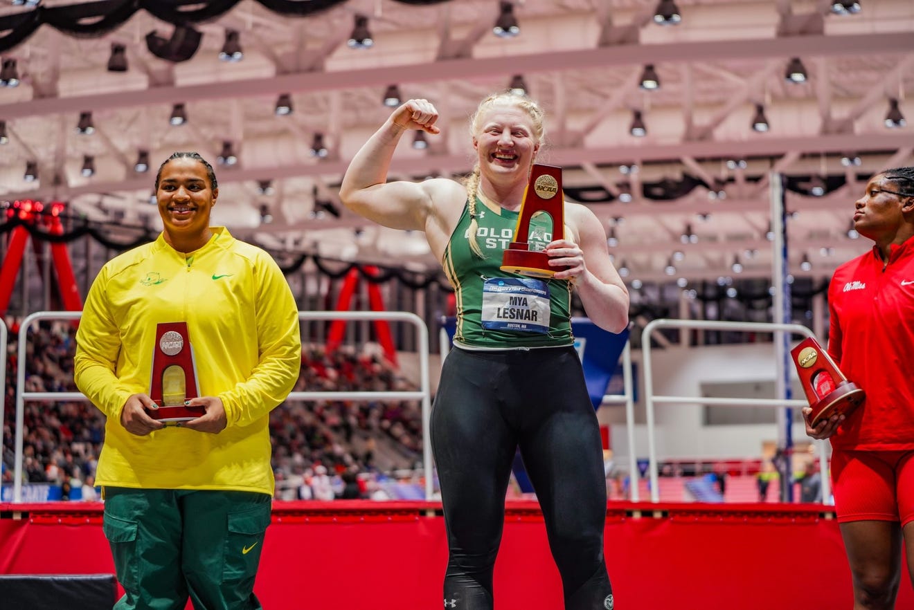 Colorado State's Mya Lesnar wins national title in shot put - How Tall Is Mya Lesnar: The Rising Star’s Athletic Build