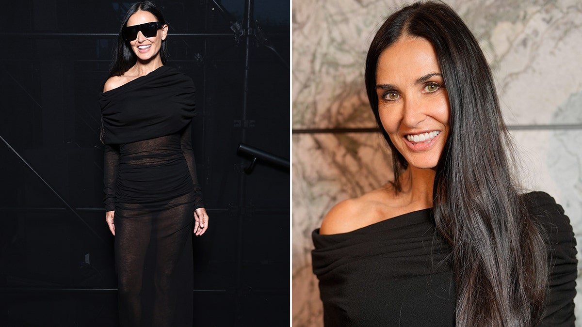 Demi Moore and Amber Valletta go sheer for sexy red carpet: PHOTOS - Demi Moore's Ageless Beauty: Sexy Pics Through The Decades
