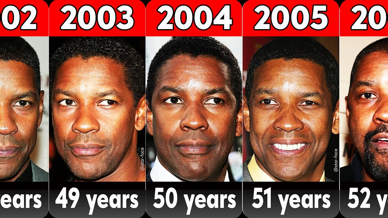 DENZEL WASHINGTON FROM 1983 TO 2023 - YouTube - How Old Is Denzel Washington? Legendary Actor’s Age Revealed