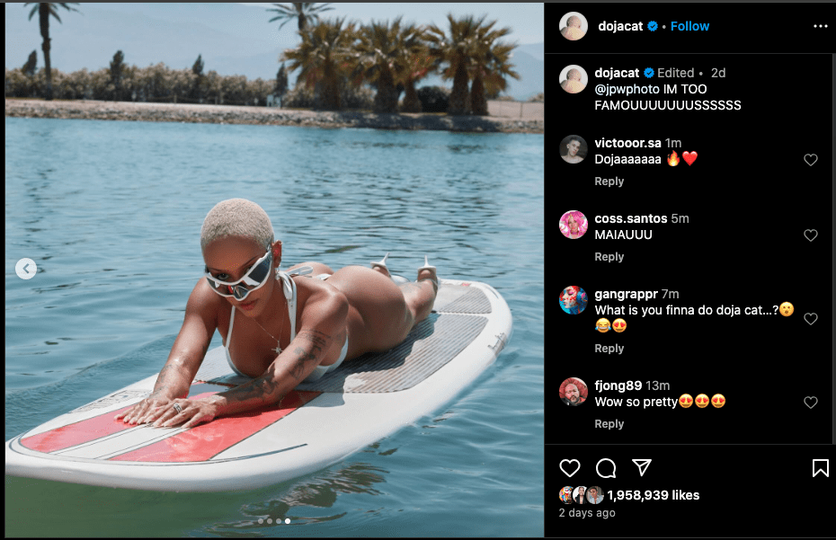 Doja Cat posts risqué photos - Doja Cat Stuns In Every Shot: Sexy Pics That Broke The Internet