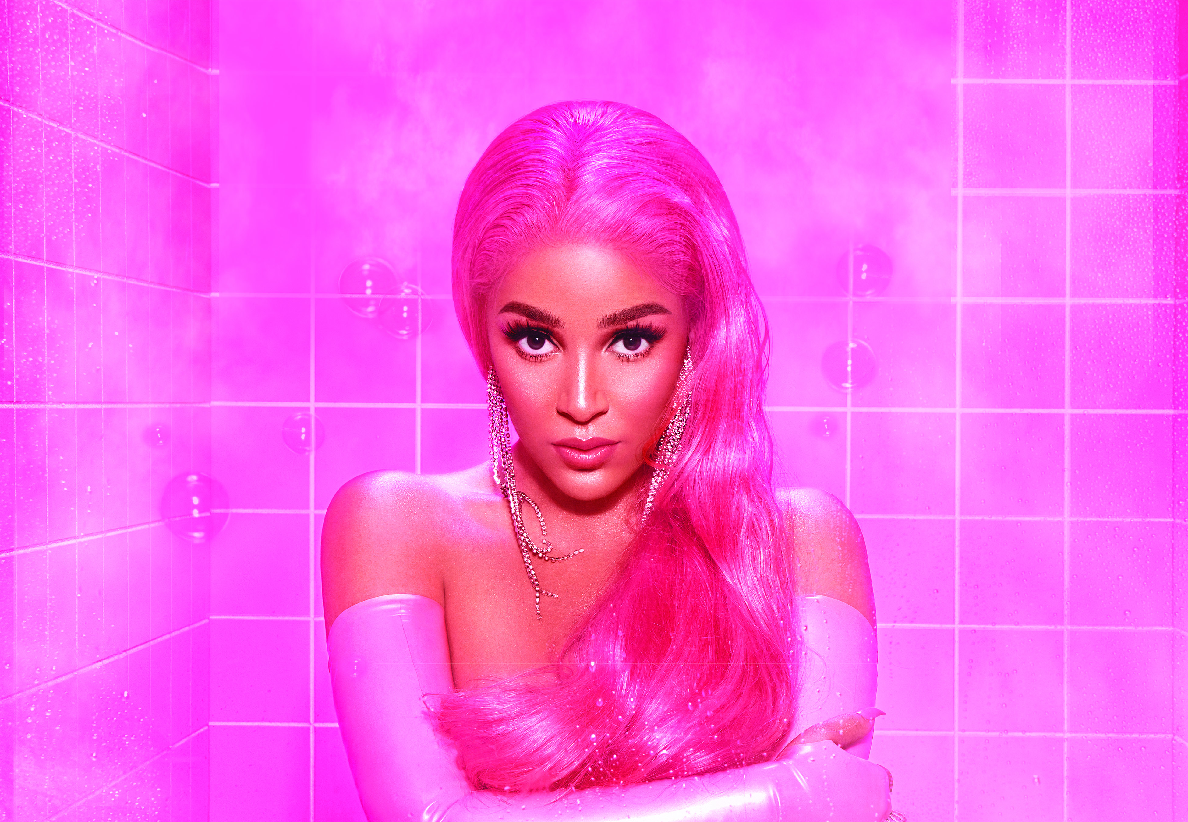 Doja Cat Wallpaper 4K, Pink, American rapper - Doja Cat Stuns In Every Shot: Sexy Pics That Broke The Internet