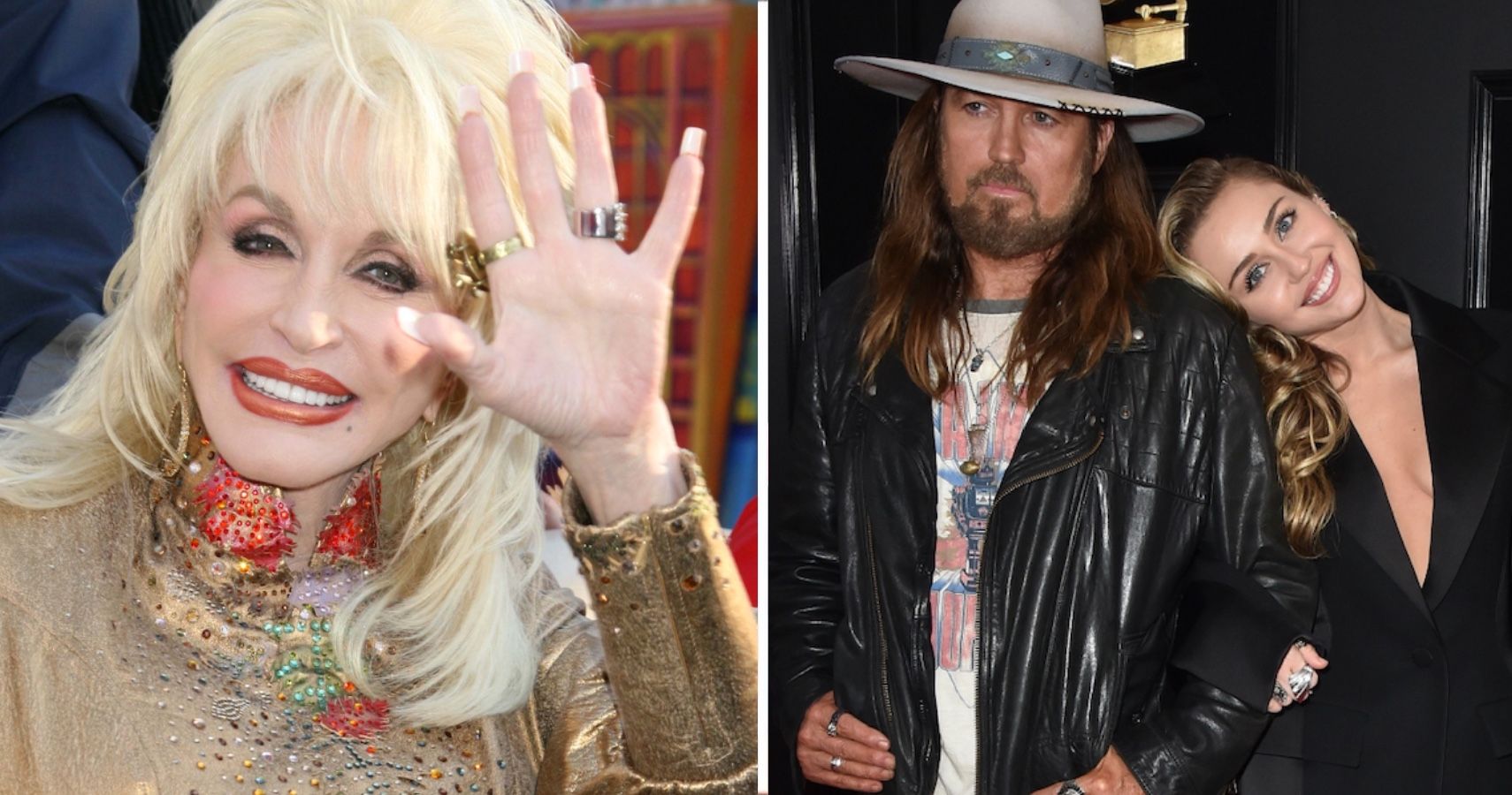 Dolly Parton Tries Mending Feud Between Miley And Billy Ray Cyrus As - Miley Cyrus Opens Up About Dad Billy Ray's New Relationship With Elizabeth Hurley