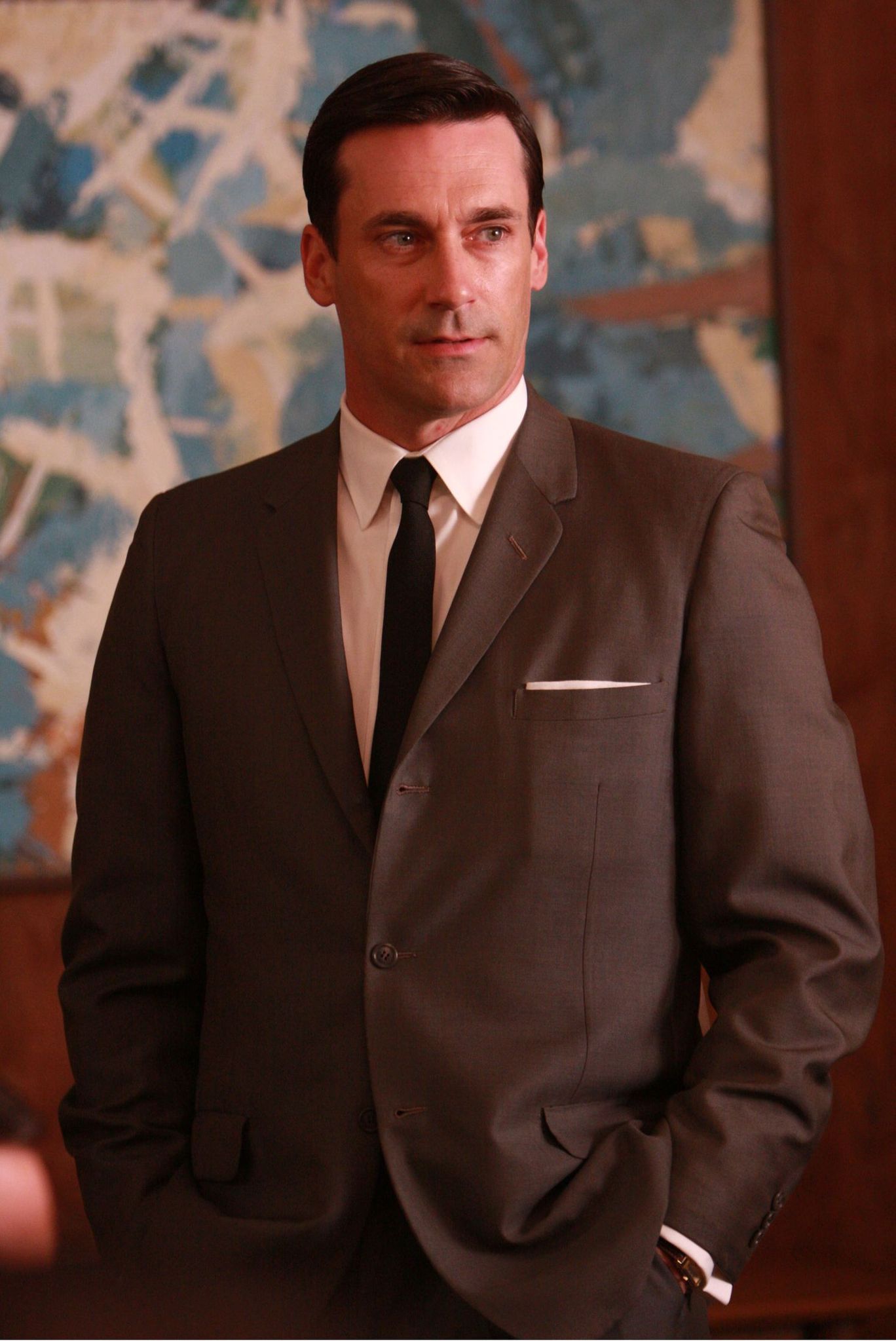DON DRAPER | Jon Hamm | ©AMC. Handsome Actors, Handsome Men, Mad Man - Jon Hamm Height: Is The Mad Men Star Really That Tall?