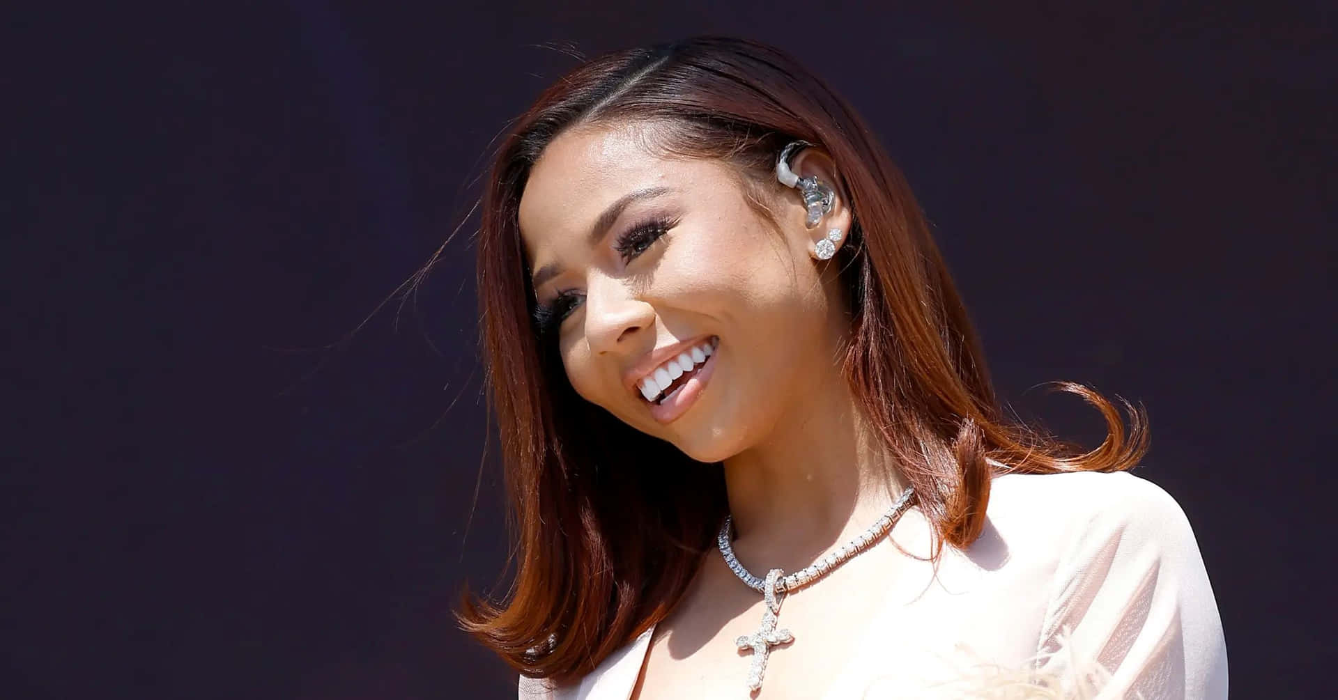 Download Mariah The Scientist Smiling Portrait Wallpaper | Wallpapers.com - Mariah The Scientist Ethnicity: Singer's Cultural Background Uncovered