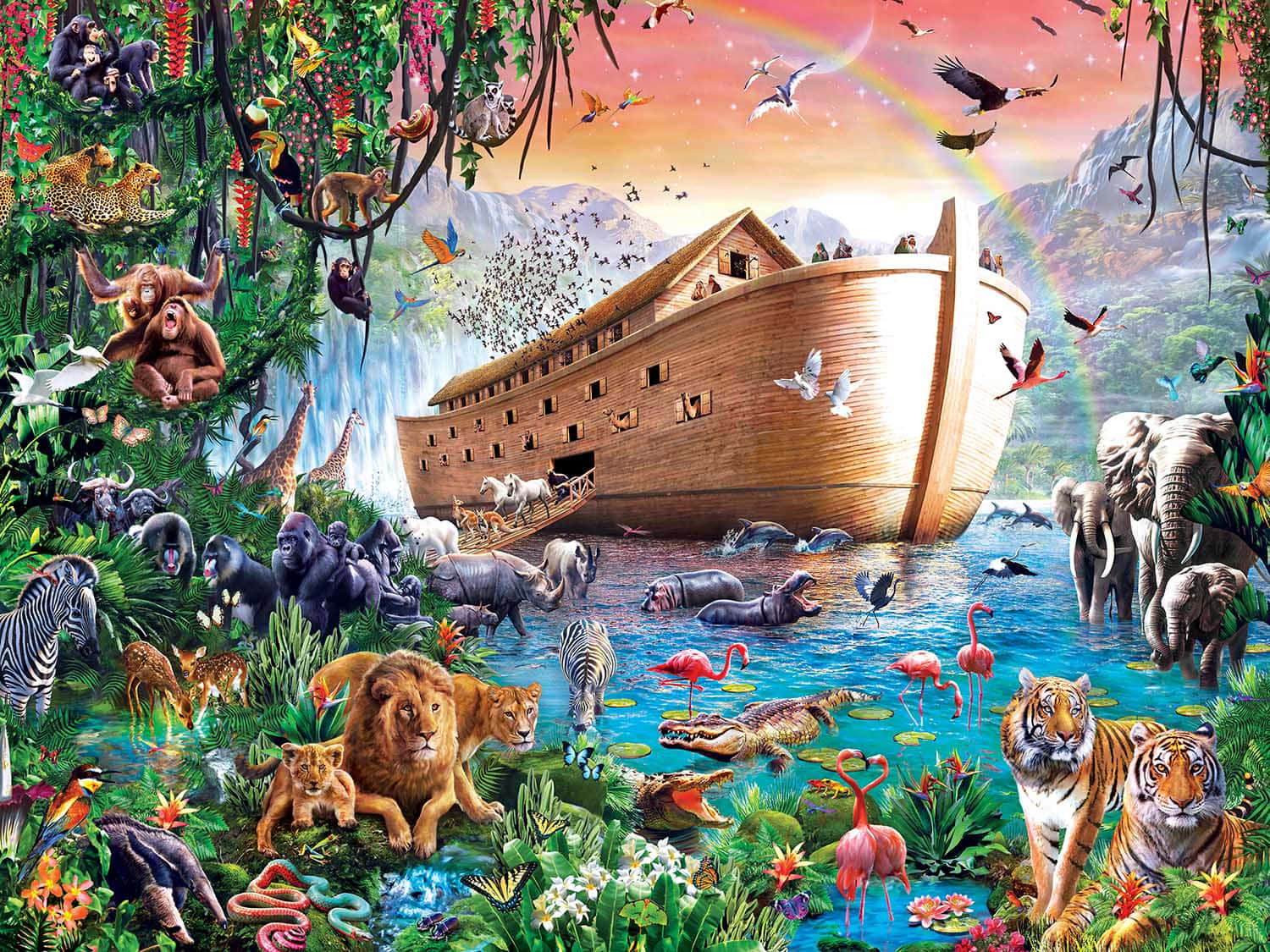 Download "Noah's Ark Ready To Sail Into The Stormy Seas" | Wallpapers.com - How Tall Is Noah Cappe? Carnival Eats Host’s Height