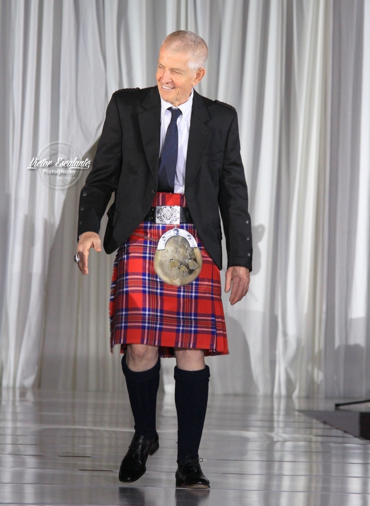 Dressed to Kilt at Million Air ~ The Runway Show - How Tall Is Chris Noth? Mr. Big’s Height from Sex and the City