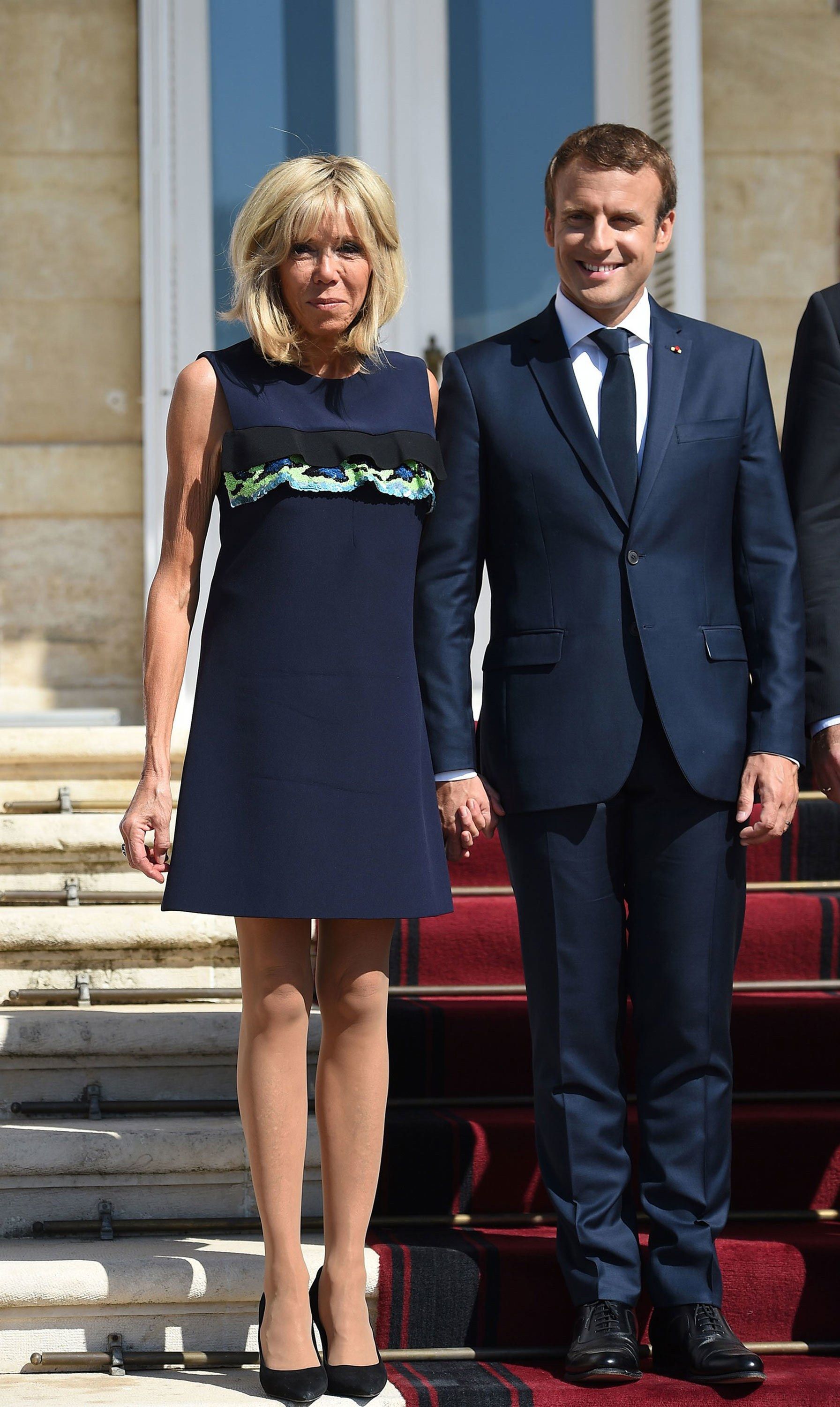 Edgy Outfits, Fashion Outfits, Womens Fashion, Madame, Mature Women - How Old Is Brigitte Macron? French First Lady’s Age Revealed