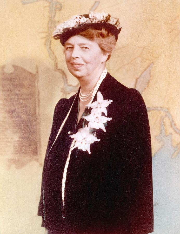 Eleanor Roosevelt. Hand Colored Photograph by Everett - Eleanor Wood: Sexy Pics of the TikTok Star with a Playful Edge