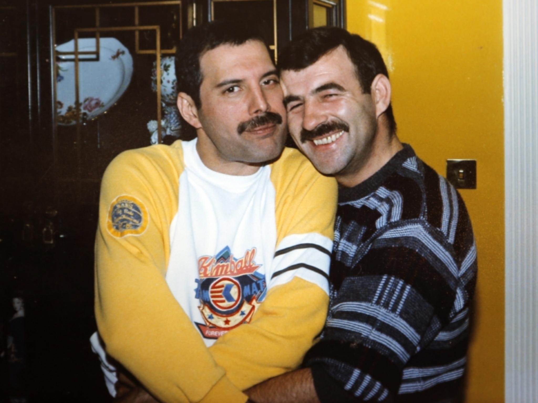 Freddie Mercury and Jim Hutton - 1985 : r/OldSchoolCool - How Tall Was Jim Hutton: Fashion Icon’s Timeless Style