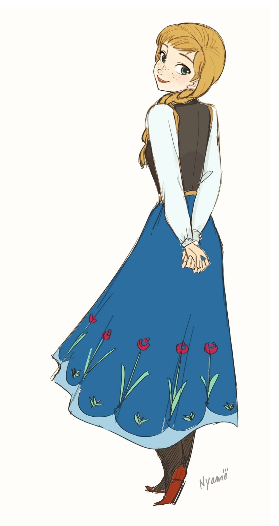 Frozen Fan Art, Frozen Film, Anna Frozen, Disney Princess Frozen - Anna Newton: Sexy Pics of the Chic and Stylish Blogger