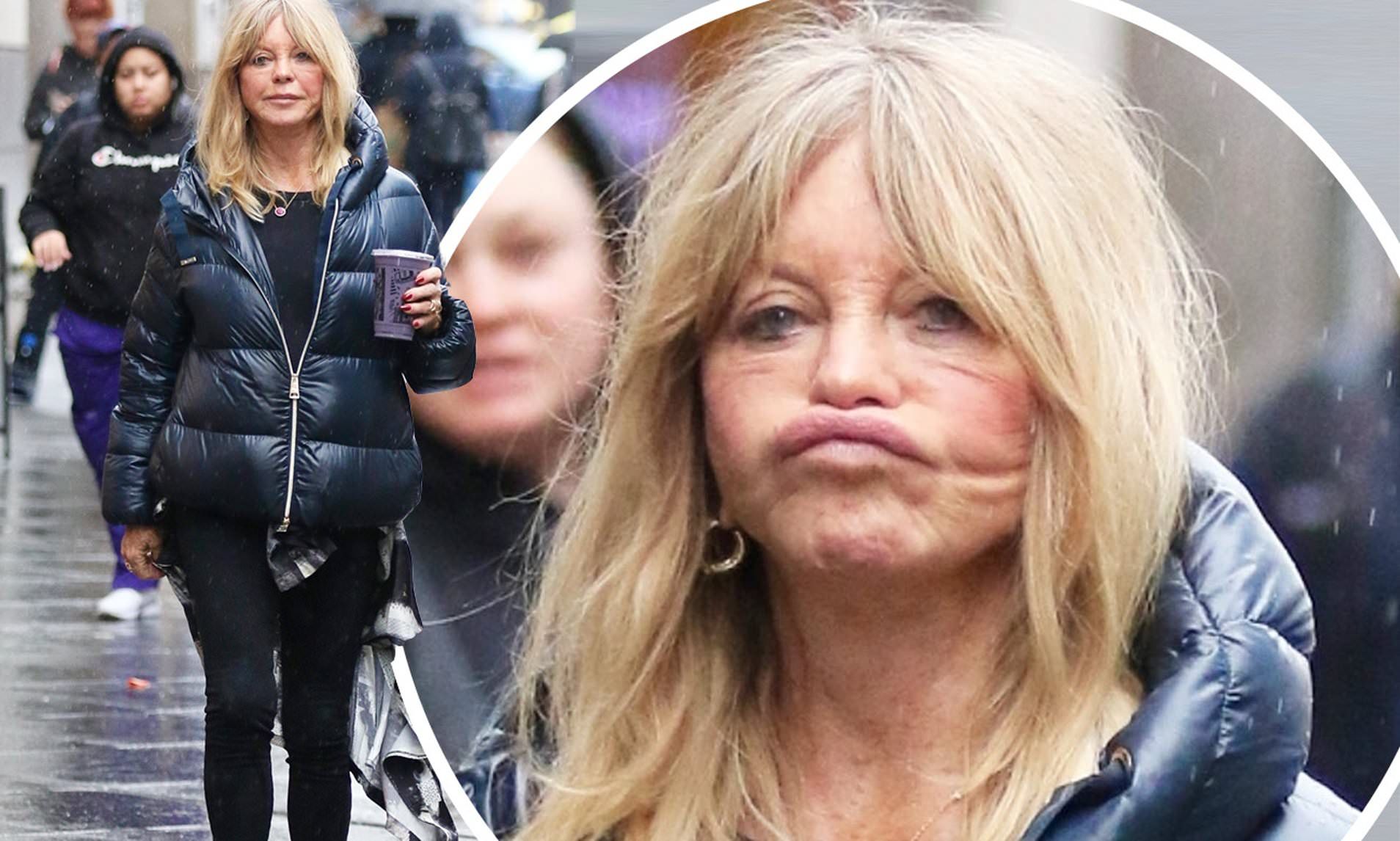 Goldie Hawn, 77, is almost unrecognizable as she makes a duck face in - Goldie Hawn’s Timeless Glamour: Sexy Photos Through The Years