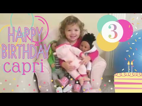 👸 Happy 3rd BIRTHDAY Capri! 🥳 - YouTube - How Old Is Capri? Facts & Age About The Trending Name