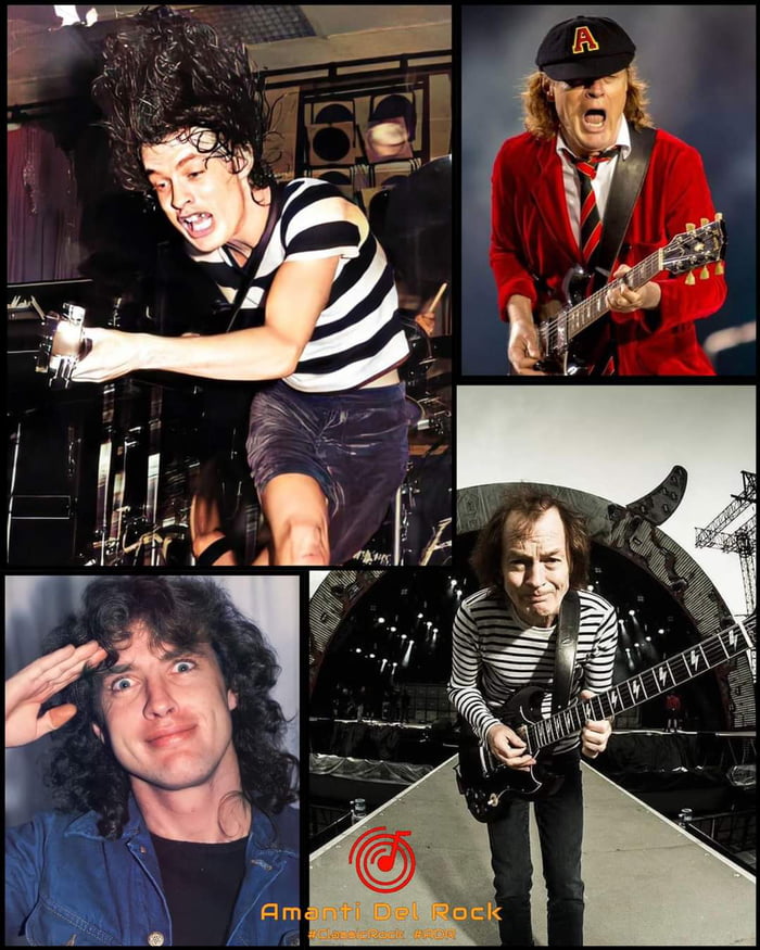 How Old Is Angus Young? Ac/dc’s Guitar Legend Then And Now