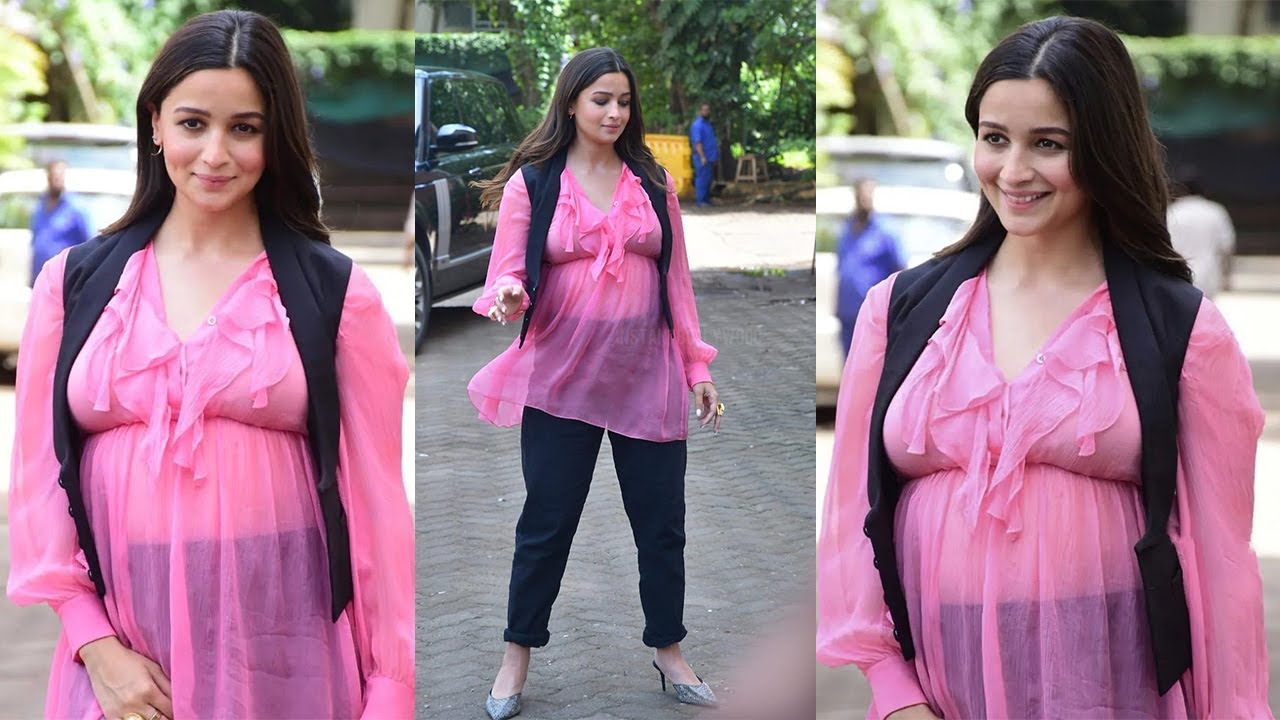 Heavily Pregnant Alia Bhatt Revealing her Huge Baby Bump with Ranbir - Is Alia Bhatt Pregnant? Bollywood Buzz Explained