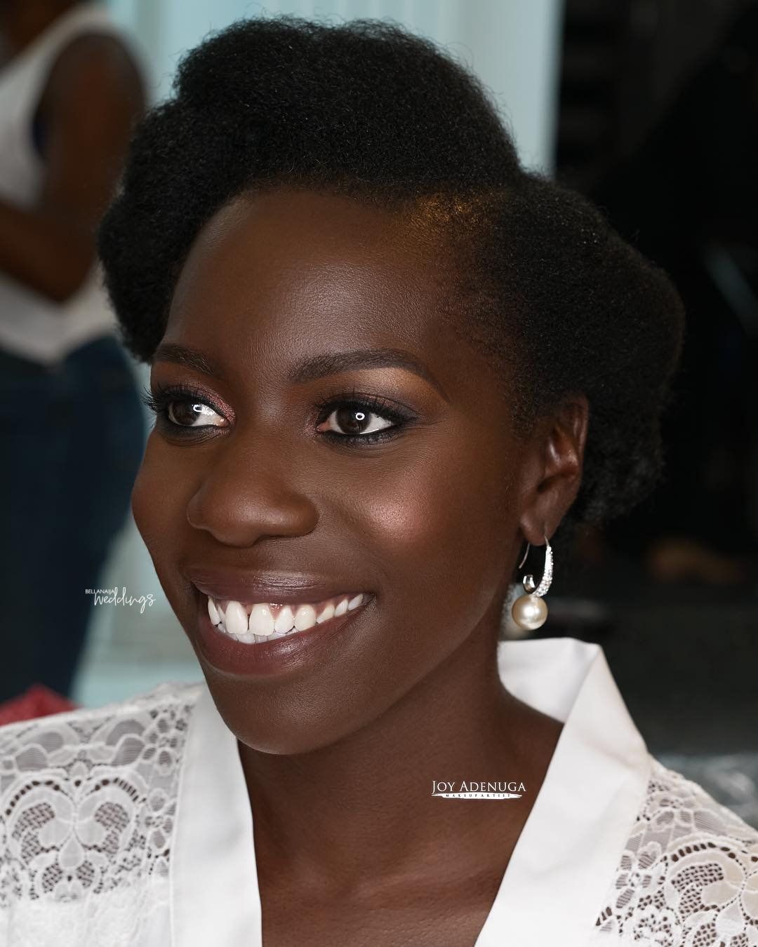 Here's how Joy Adenuga Created This Melanin-Dripping Bridal Look on - Joy Adenuga: Sexy Pics of the Makeup Pro with a Bold Presence