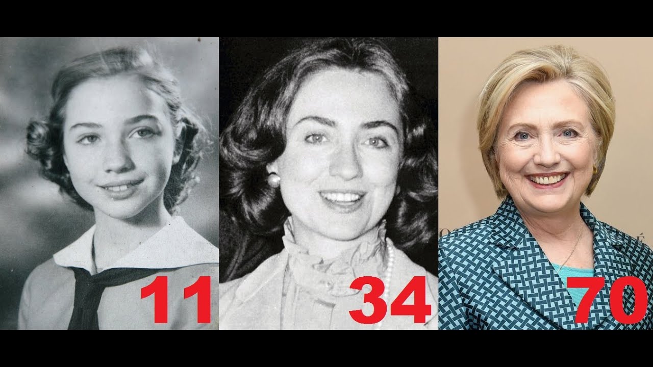 Hillary Clinton from 0 to 75 years old - YouTube - How Old Is Hillary Clinton? Former Secretary Of State's Age