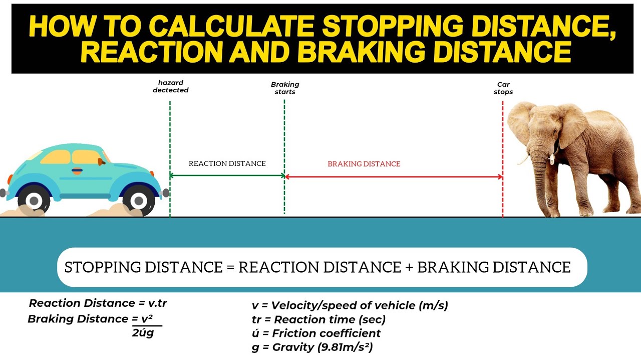 How to Calculate Reaction Distance, Braking Distance and Stopping - Rihanna’s Show-Stopping Stats: Height, Bust, Hips & More