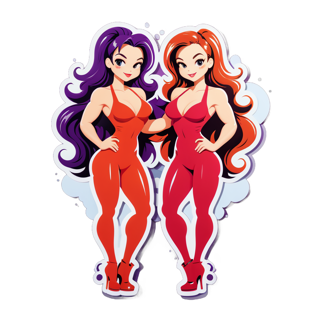 I made an AI sticker of Sexy women - Anna Sheri: Sexy Pics of the Alluring Social Media Star