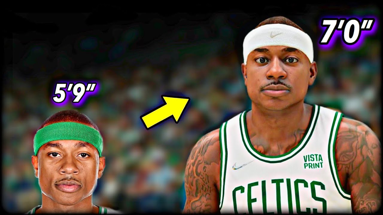 I Made Isaiah Thomas 7 Feet Tall - YouTube - How Tall Is Isaiah Thomas? – Short but Mighty NBA Star Profiled