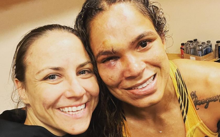 Is Amanda Nunes' wife Nina Nunes fighting in the UFC this weekend? - Who is Amanda Nunes’ Wife? – Meet Nina Ansaroff, UFC Power Couple