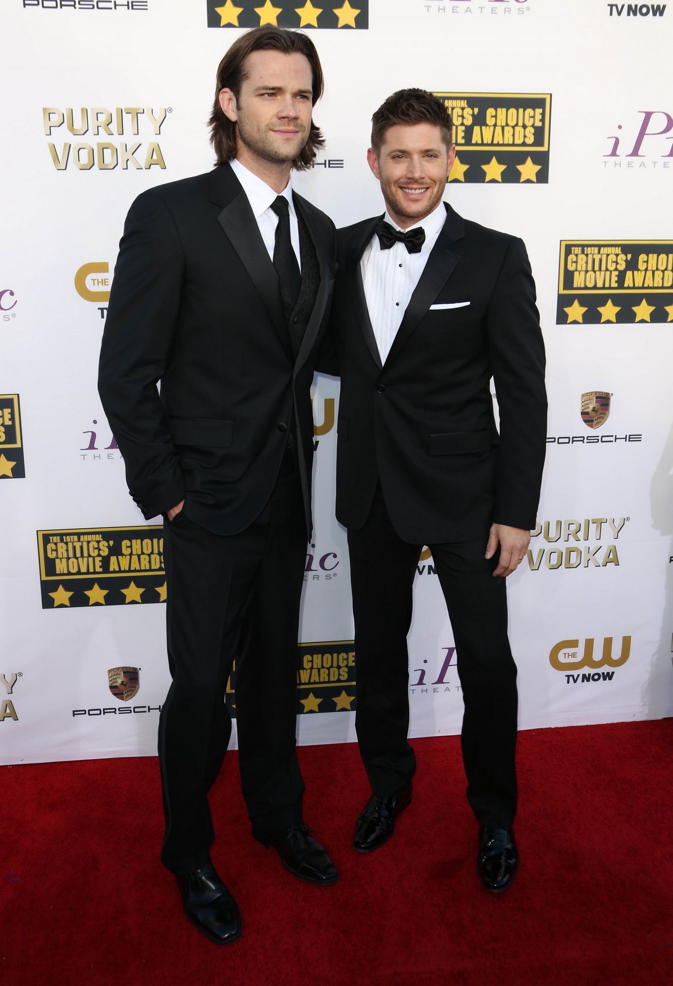 jared padalecki,Critics Choice Awards 2014,jensen ackles | Jensen - How Tall Is Jared Padalecki: Supernatural Star’s Commanding Stature