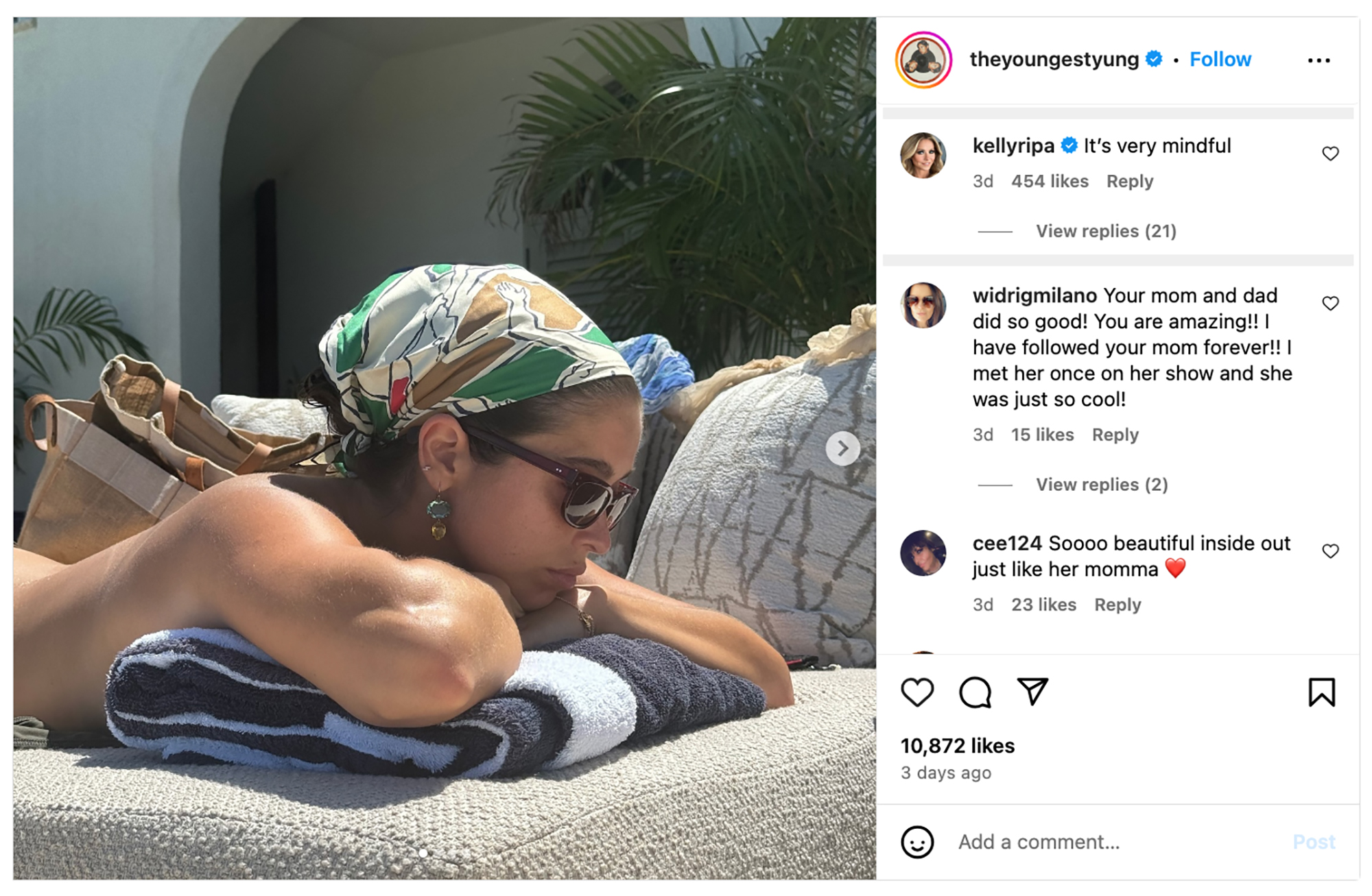 Kelly Ripa reacts to daughter Lola Consuelos' sunbathing photo - Is Lola Consuelos Pregnant? Here's What We Know