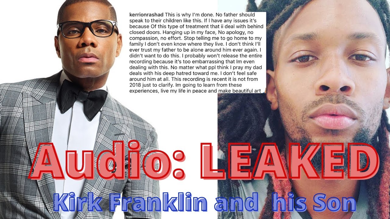 Kirk Franklin Curses son out and Hangs up in his face. ** Full Audio - How Tall Is Kirk Franklin? Gospel Star’s True Height