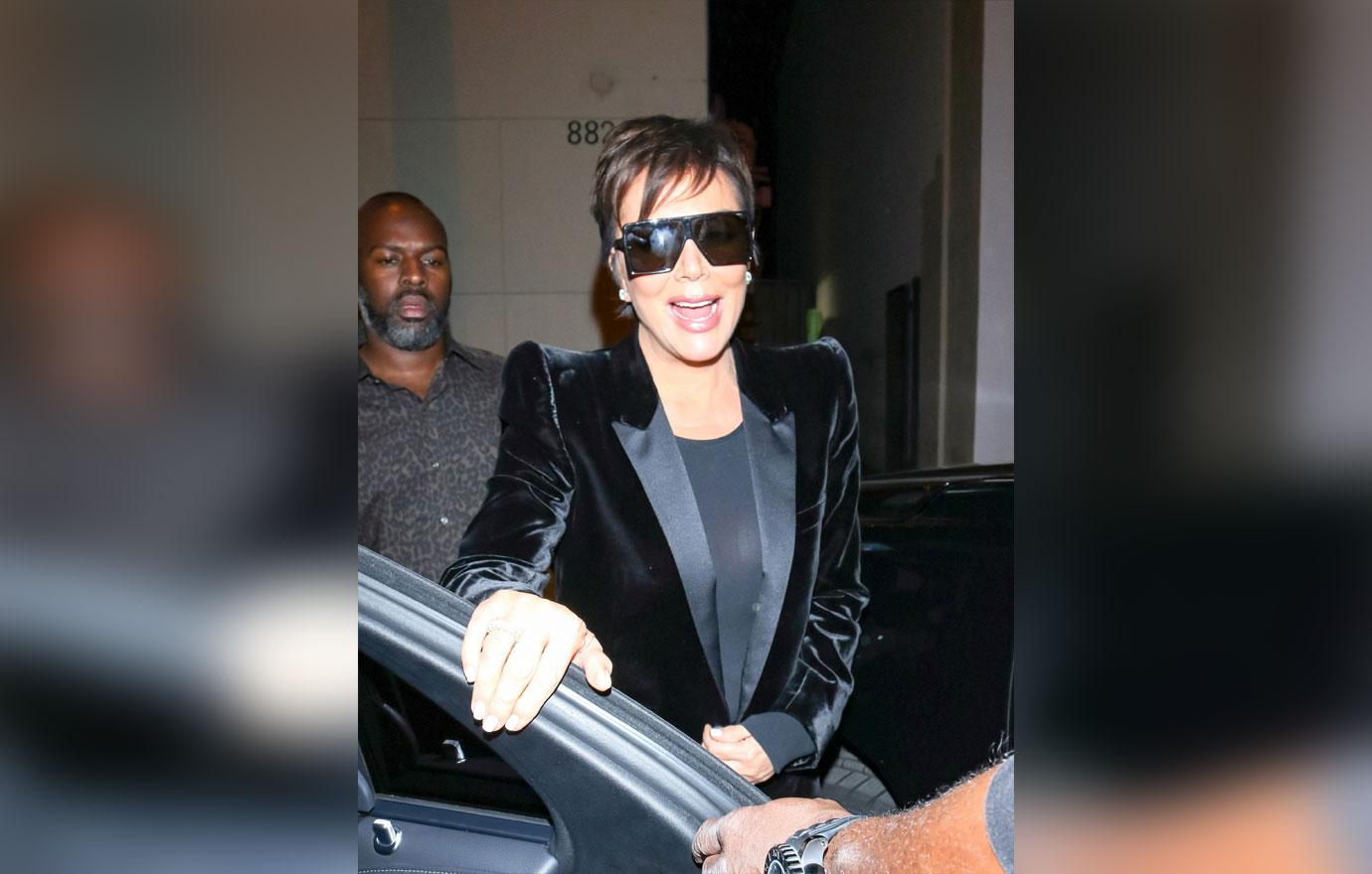 Kris Jenner Rocks A Sexy See-Through Top & Leather Pants During Date - Kris Jenner's Iconic Confidence: Sexy Pics Of The Matriarch In Style
