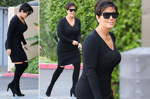Kris Jenner rocks sexy thigh high boots - just like her daughters - Kris Jenner's Iconic Confidence: Sexy Pics Of The Matriarch In Style