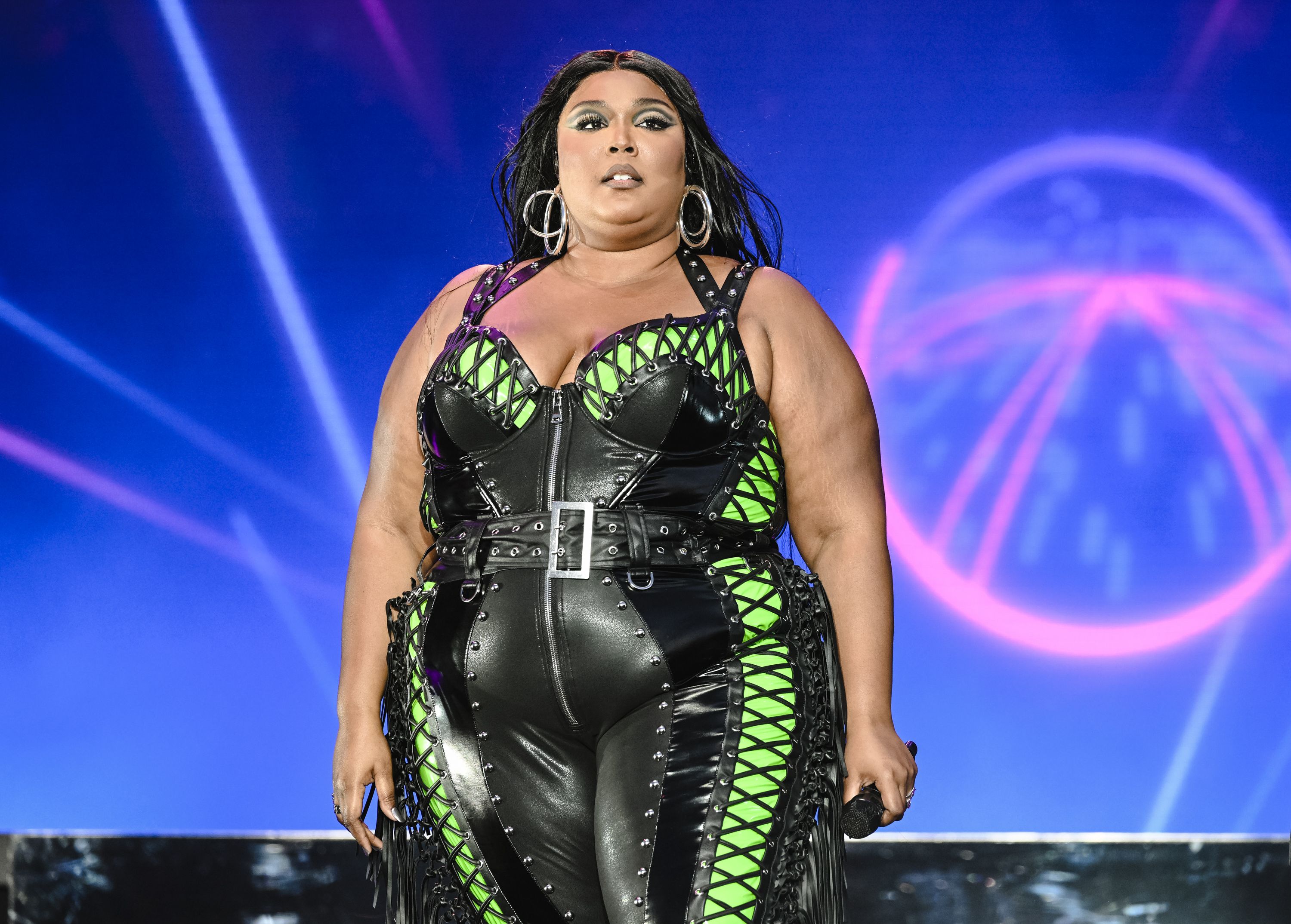 Lizzo Wears Sexy Lace Up Leather Catsuit at BottleRock Napa Valley - Lizzo's Body Confidence: Full Measurements, Height & Real Talk