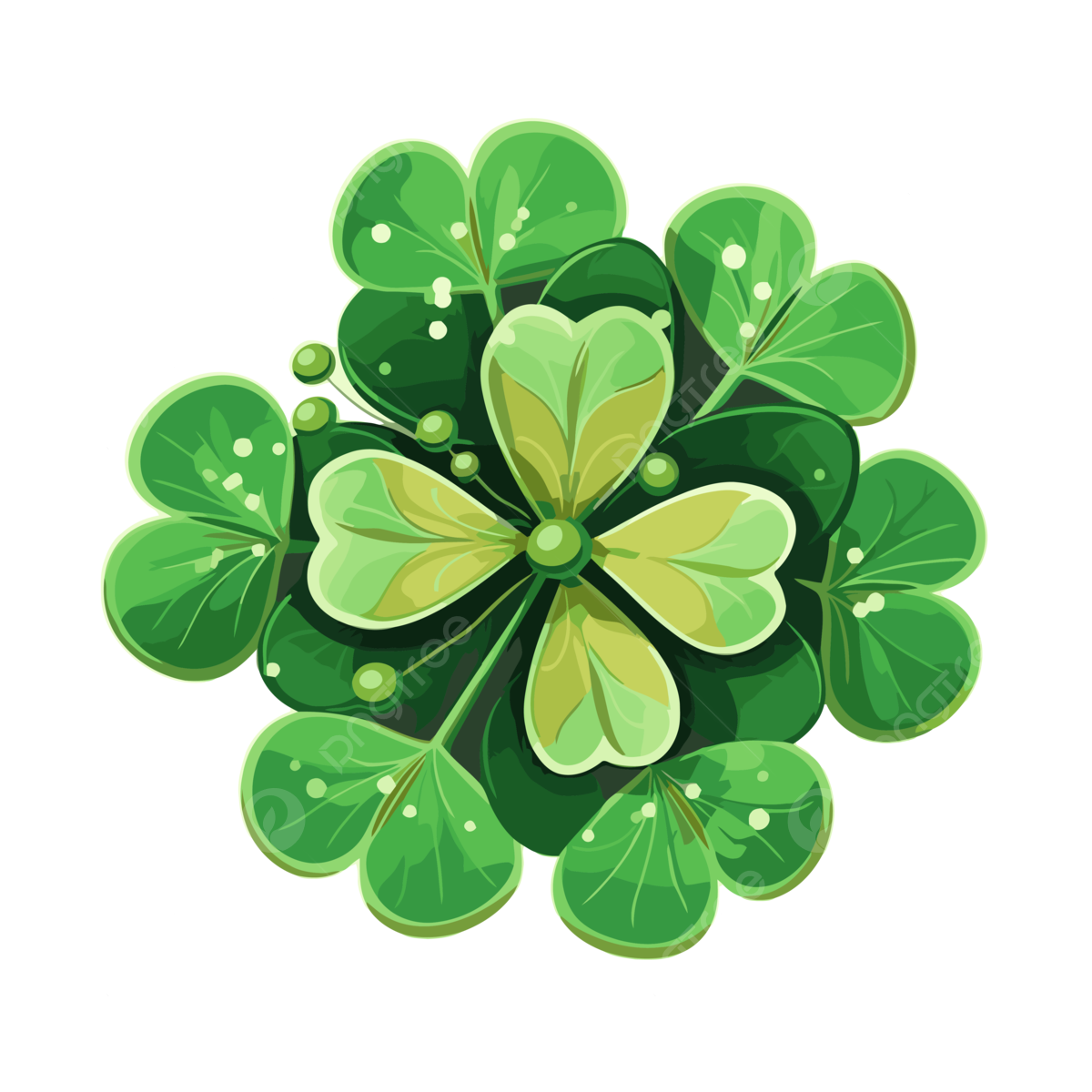 Lucky Clover, Sticker Clipart Four Leaf Shamrock Flowers Vector Cartoon - Lucky Blue Smith Height – Model’s Full Frame Uncovered