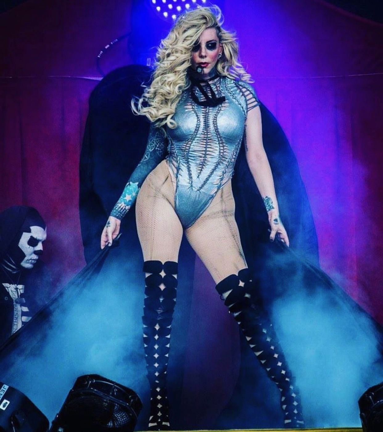Maria Brink and Lord Hannibal | Maria brink, Heavy metal girl, Metal girl - Maria Brink’s Stage Fashion – Metal Queen’s Iconic Style