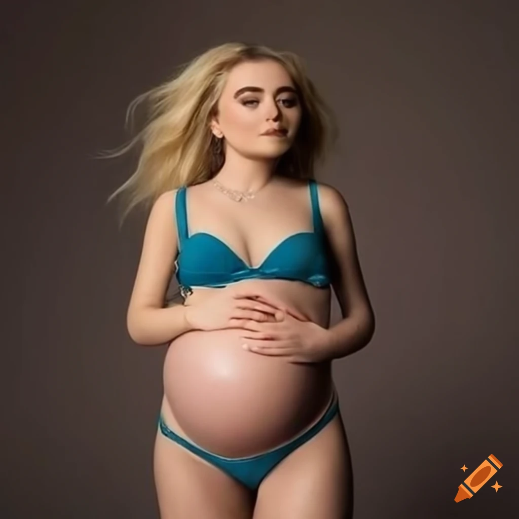 Maternity photoshoot of sabrina carpenter in bikini on Craiyon - Is Sabrina Carpenter Pregnant? Singer’s Journey Amidst Fan Theories