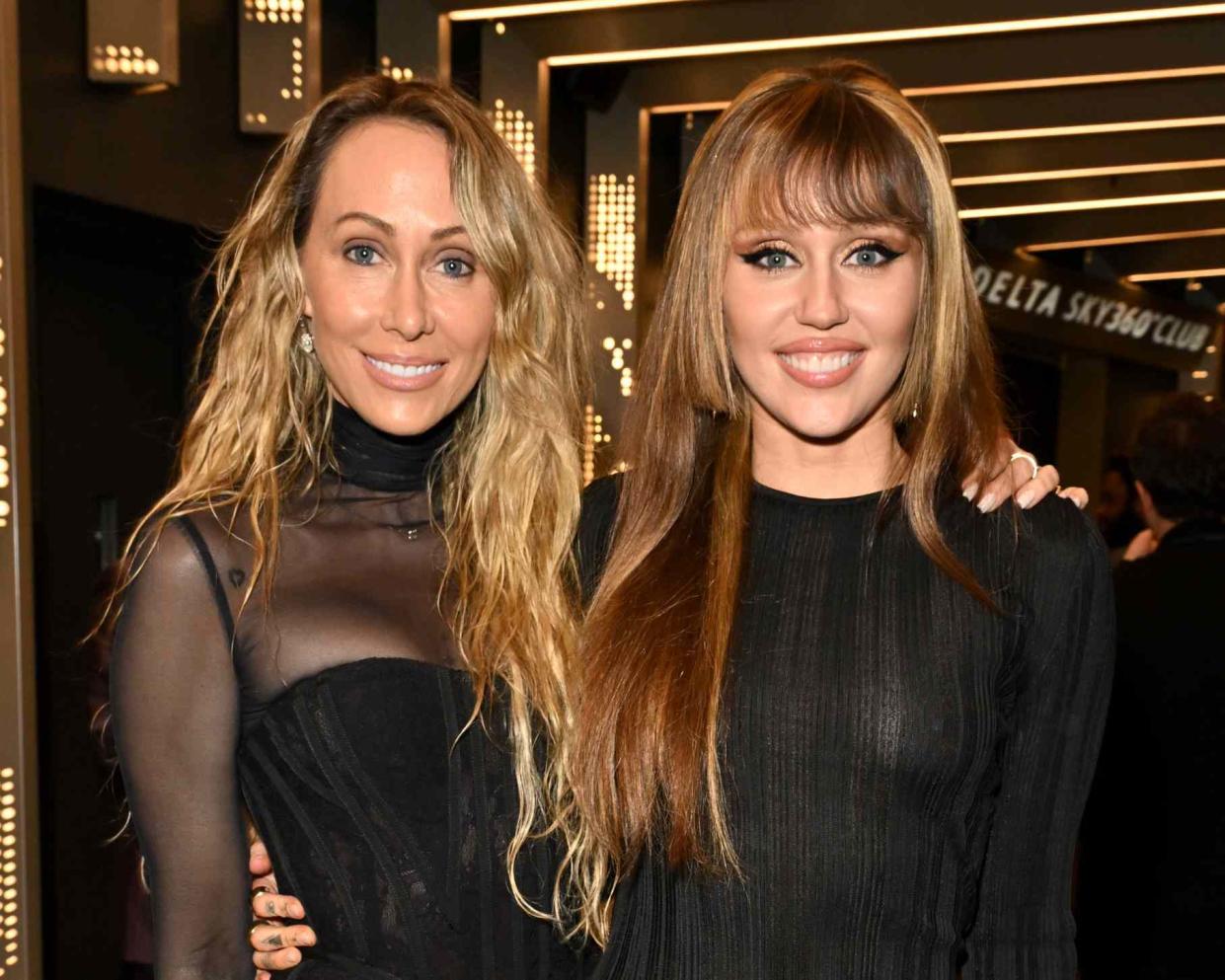 Miley Cyrus Brought Mom Tish and Sister Brandi to the 2025 Grammys - Tish Cyrus Height: Miley's Mom Stands Tall