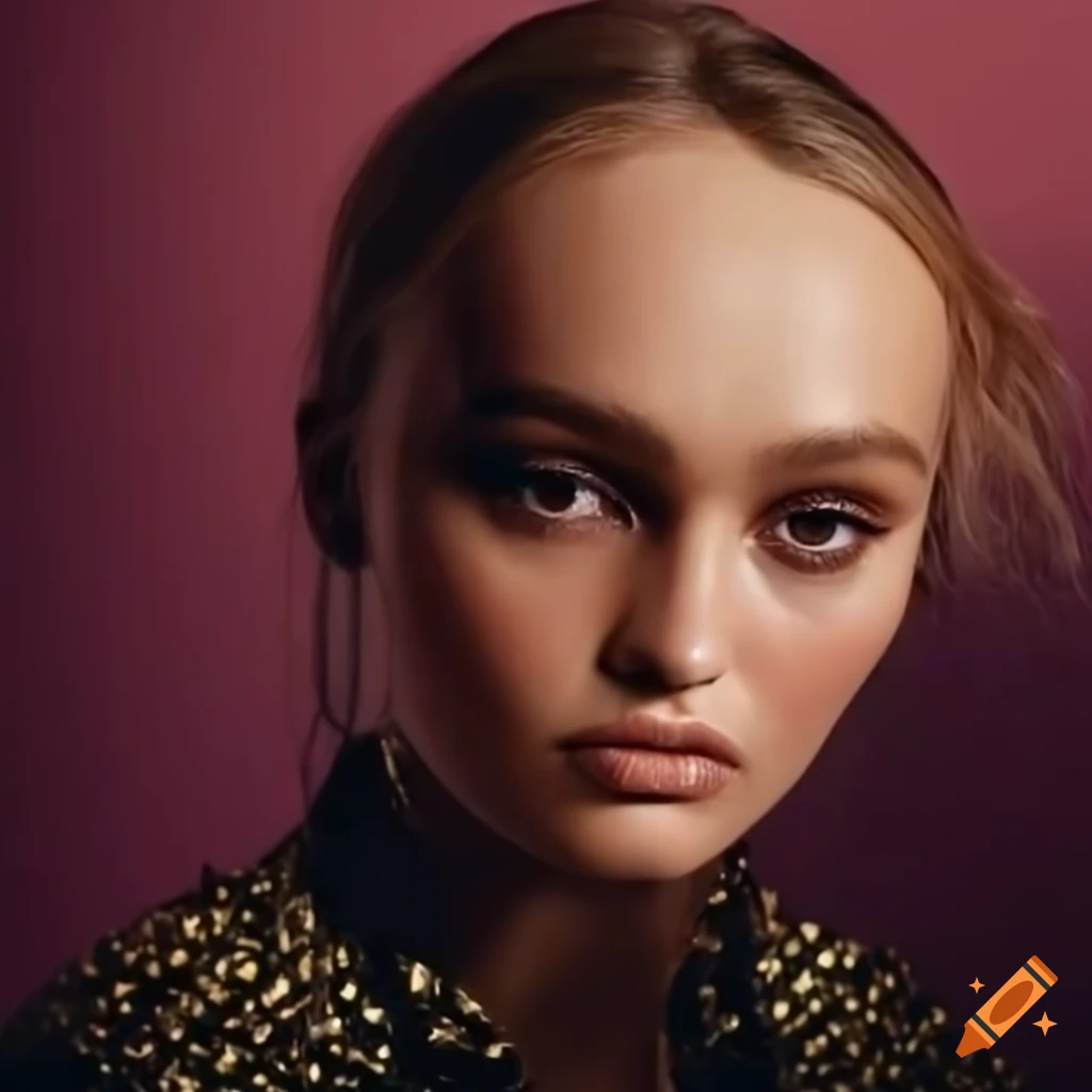 Miu miu brand campaign featuring lily rose depp on Craiyon - Lily Clark: Sexy Pics of the Rising Social Media Star