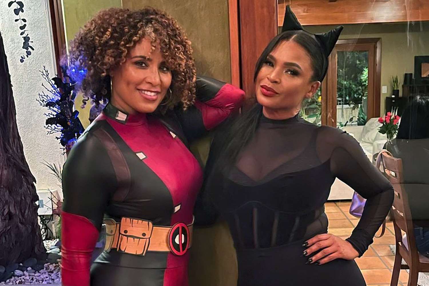 Nia Long Is 'Fighting for Justice' in Black Superhero Halloween Costume - Nia Long Brings The Glamour: Sexy Pics Of The Hollywood Favorite
